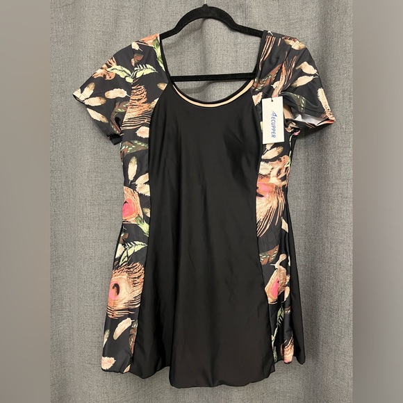 NWT ECUPPER One Piece Shaping Swim Dress Medium - Picture 7 of 9